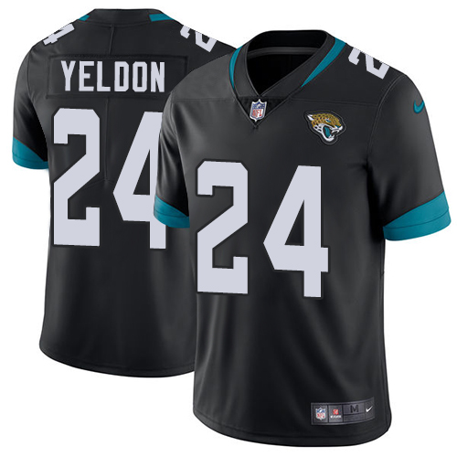 Nike Jaguars #24 T.J. Yeldon Black Alternate Men's Stitched NFL Vapor Untouchable Limited Jersey